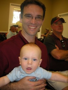 fourth-place when he heard Dad got 4th place in his golf tournament