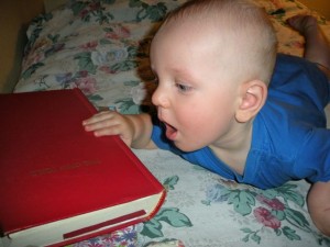 grandmas-bible Hank was drawn to Great-Grandma's Bible