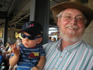 grandpa at game 1 with Grandpa